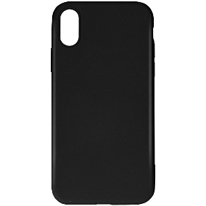 FORCELL SILICONE LITE BACK COVER CASE FOR SAMSUNG GALAXY A40 BLACK