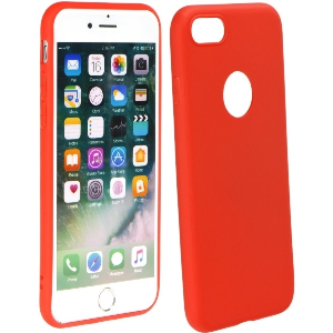 FORCELL SOFT BACK COVER CASE FOR APPLE IPHONE 7 RED