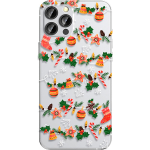 FORCELL WINTER 21 / 22 CASE FOR XIAOMI REDMI NOTE 10 CHRISTMAS CHAIN