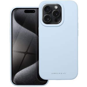ROAR CLOUD-SKIN CASE FOR IPHONE 15 PRO LIGHT BLUE