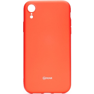 ROAR COLORFUL JELLY BACK COVER CASE FOR APPLE IPHONE XR PEACH PINK