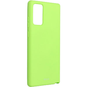 ROAR COLORFUL JELLY BACK COVER CASE FOR SAMSUNG GALAXY NOTE 20 LIME