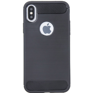 SIMPLE BLACK BACK COVER CASE FOR IPHONE 12 PRO MAX 6,7