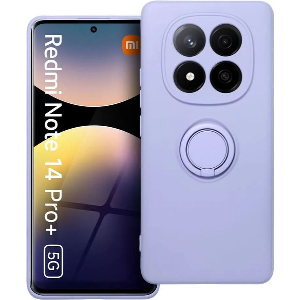SILICONE RING CASE FOR XIAOMI REDMI NOTE 14 PRO PLUS 5G VIOLET