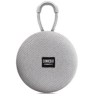 SONICGEAR SONICGO 2 BLUETOOTH 5.3 PORTABLE SPEAKER WITH MIC FM RADIO USB PLAYBACK GREY SONICGO2-GR