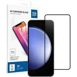 TEMPERED GLASS BLUE STAR FOR SAMSUNG GALAXY S25+ FULL FACE (FULL GLUE/CASE FRIENDLY) BLACK