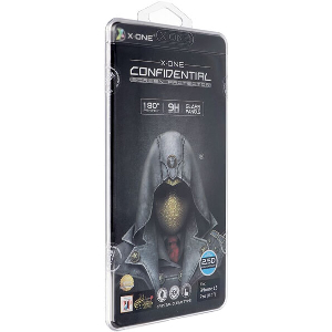 X-ONE FULL COVER EXTRA STRONG PRIVACY FOR IPHONE 15 PRO (FULL GLUE) TEMPERED GLASS 9H