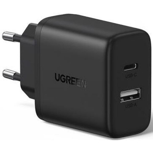 CHARGER UGREEN X227 20W DUAL BLACK 45302