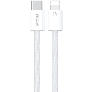 CHARGING CABLE WK 27W PD TYPE-C/I6 WHITE 1M WDC-21