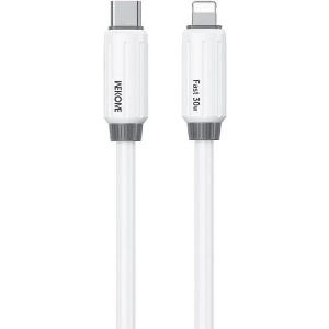 CHARGING CABLE WK 30W PD TYPE-C/I6 WHITE 1M WDC-29
