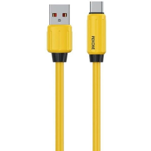 CHARGING CABLE WK 66W TYPE-C YELLOW 1M WDC-27A