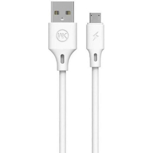 CHARGING CABLE WK MICRO WHITE 1M FULL SPEED PRO WDC-092 2.4A