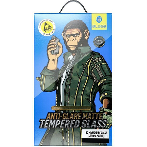 5D MR. MONKEY GLASS FOR APPLE IPHONE 14 PRO MAX BLACK (STRONG MATTE)