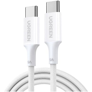 ΚΑΛΩΔΙΟ ΦΟΡΤΙΣΗΣ UGREEN L501 35465 USB-C ΣΕ USB-C PD 60W 1M ΛΕΥΚΟ