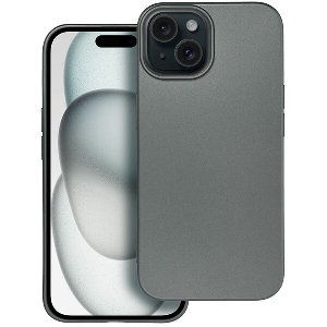 METALLIC CASE FOR IPHONE 15 GREY