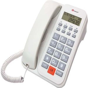 LAFET CELETON ΕΝΣΥΡΜΑΤΟ ΤΗΛΕΦΩΝΟ P-8206C ΛΕΥΚΟ