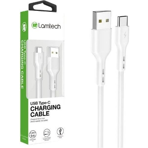LAMTECH DATACABLE TYPE C 1M WHITE LAM442928