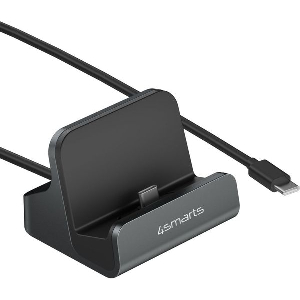 4SMARTS CHARGING STATION VOLTDOCK USB TYPE-C 60W 1.2M CABLE GREY