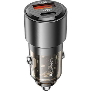 LAMTECH QUICK DUAL PORT MINI CAR CHARGER 83W LAM113393