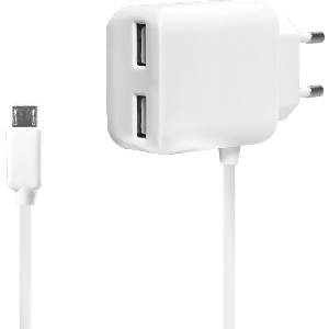 LOGILINK PA0157W USB WALL CHARGER 2+1 PORTS WHITE