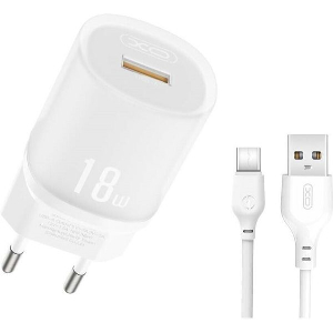 XO L157 (EU) QC3.0 18W CHARGING CHARGER WITH TYPE-C CABLE (NB103)