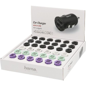 ΦΟΡΤΙΣΤΗΣ ΑΥΤΟΚΙΝΗΤΟΥ HAMA 2-PORT USB 24 A