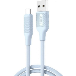XO NB265 ΚΑΛΩΔΙΟ USB HIGH-SPEED A ΑΡΣ. - USB TYPE-C ΑΡΣ. 15W 1.00M ΣΕ ΜΠΛΕ ΧΡΩΜΑ