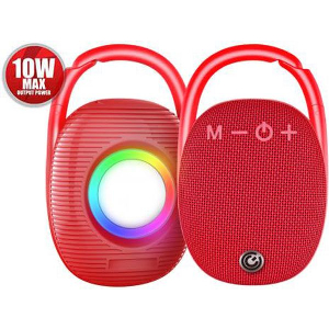 SONIC GEAR BT5.3 PORTABLE WIRELESS SPEAKER WITH FM RED SONICGO1RED
