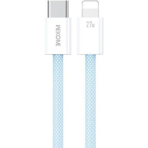 CHARGING CABLE WK 27W PD TYPE-C/I6 BLUE 1M WDC-21