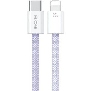 CHARGING CABLE WK 27W PD TYPE-C/I6 PURPLE 1M WDC-21