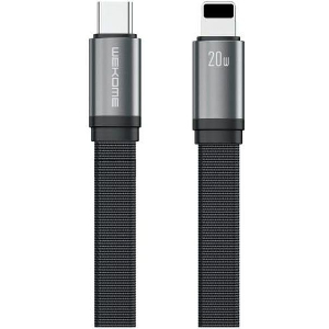 CHARGING CABLE WK 20W PD TYPE-C/I6 KING BLACK 1.2M WDC-155 6A