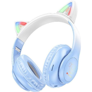 LAMTECH BT5.3 KIDS HEADPHONES CRYSTAL BLUE DOGGY DOG LAM980510