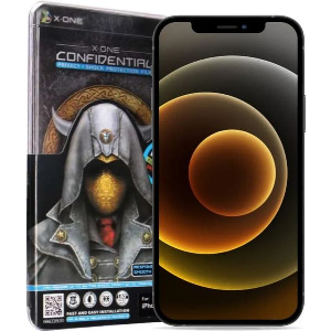 X-ONE FULL COVER EXTRA STRONG PRIVACY FOR IPHONE 16 PRO (FULL GLUE) TEMPERED GLASS 9H