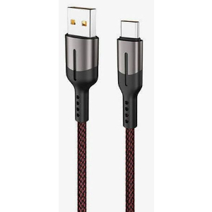 LAMTECH USB TYPE-C DATA CABLE 5A 1,2M BLACK LAM111849