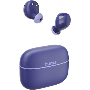HAMA 221760 FREEDOM BUDDY II BLUETOOTH HEADPHONES, TWS, EARBUDS, VOICE CONTROL, PURPLE