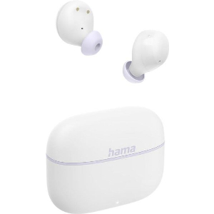 HAMA 221759 FREEDOM BUDDY II BLUETOOTH HEADPHONES, TWS, EARBUDS, VOICE CONTROL, WHITE