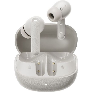 QCY BUDS ANC CREAM WHITE (HT15) - 45DB ANC TWS EARBUDS 35H 5 MIC ENC, EAR-CANAL ADAPTIVE TECH,
