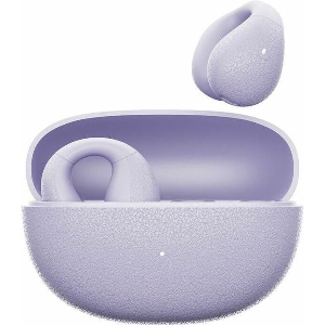 QCY CROSSKY C10 PURPLE OPEN EAR TPU EARCLIP, IPX5 CALL NOISE REDUCTION BT 5.4 EARBUDS 30H