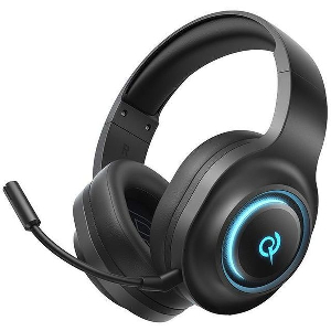 QCY HEROAD V200 WIRELESS QUAD BLACK - BLUETOOTH & WIFI & USB-A & USB-C RGB GAMING HEADSET PS4/PS5/P