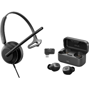 HEADSET EPOS IMPACT 730 BLACK WITH EPOS GTW 270 IN EAR HANDSFREE