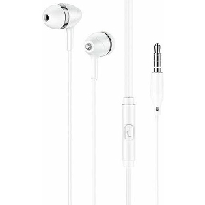 LAMTECH FASHIONABLE 3,5MM EARPHONES WITH MIC WHITE LAM111726