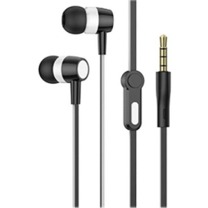 LAMTECH HANDSFREE WITH MIC 3,5MM JACK BLACK LAM021356