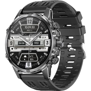 BLITZWOLF BW-AT6 PLUS SMARTWATCH (ΜΑΥΡΟ)