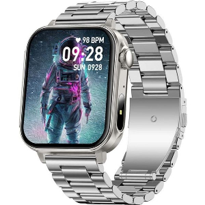 COLMI SMARTWATCH P80 1.83 IPS WITH HEART RATE SILVER - METAL STRAP