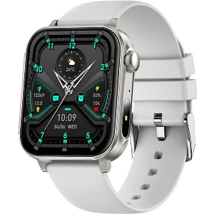 COLMI SMARTWATCH P80 1.83 IPS WITH HEART RATE SILVER - SILICONE STRAP