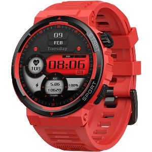SMARTWATCH ZEBLAZE ARES 3 PLUS 49MM WITH HEART RATE RED