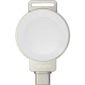 4SMARTS WIRELESS CHARGER FOR APPLE WATCH SILVER