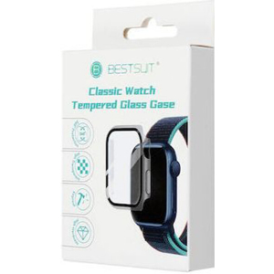 BESTSUIT CASE WITH HYBRID GLASS FOR APPLE WATCH ULTRA/ULTRA 2 49MM TRANSPARENT