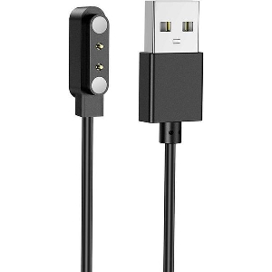 CHARGING CABLE FOR HOCO Y25 2-PIN 0.6M, BLACK