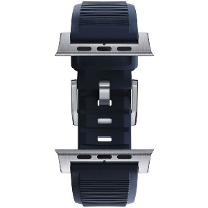 NOMAD RUGGED STRAP ATLANTIC BLUE/SILVER FOR APPLE WATCH ULTRA